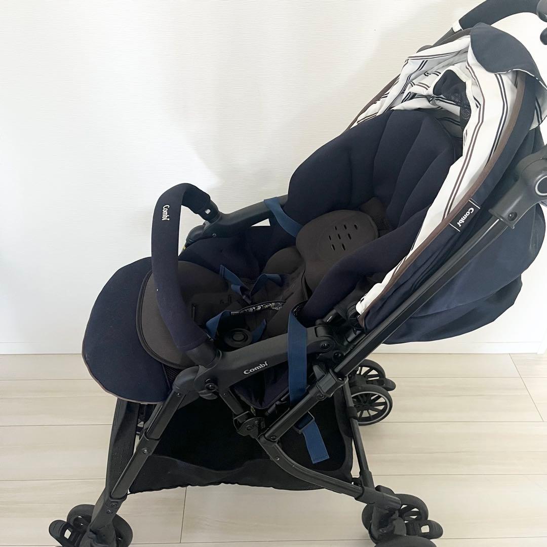 【 送料無料 】Combi ベビーカー スゴカル エッグショック ネイビー