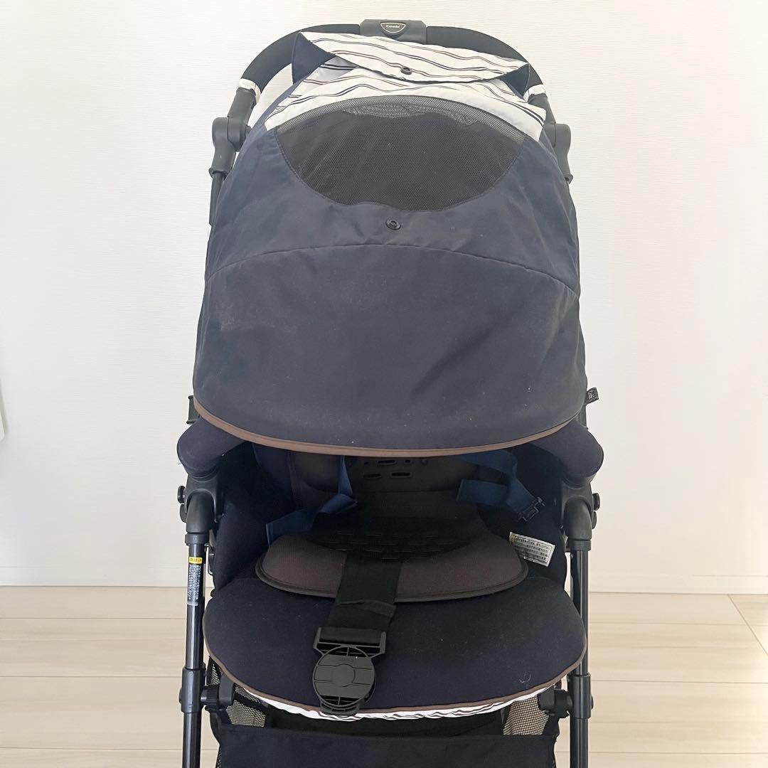 【 送料無料 】Combi ベビーカー スゴカル エッグショック ネイビー