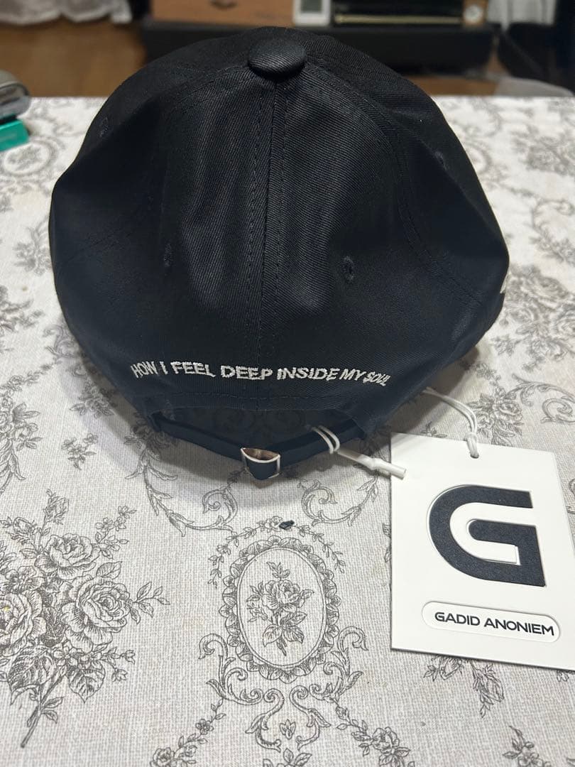 最終値下げ　GADIDANONIEM JUDE/BLACK CAP 刺繍キャップ
