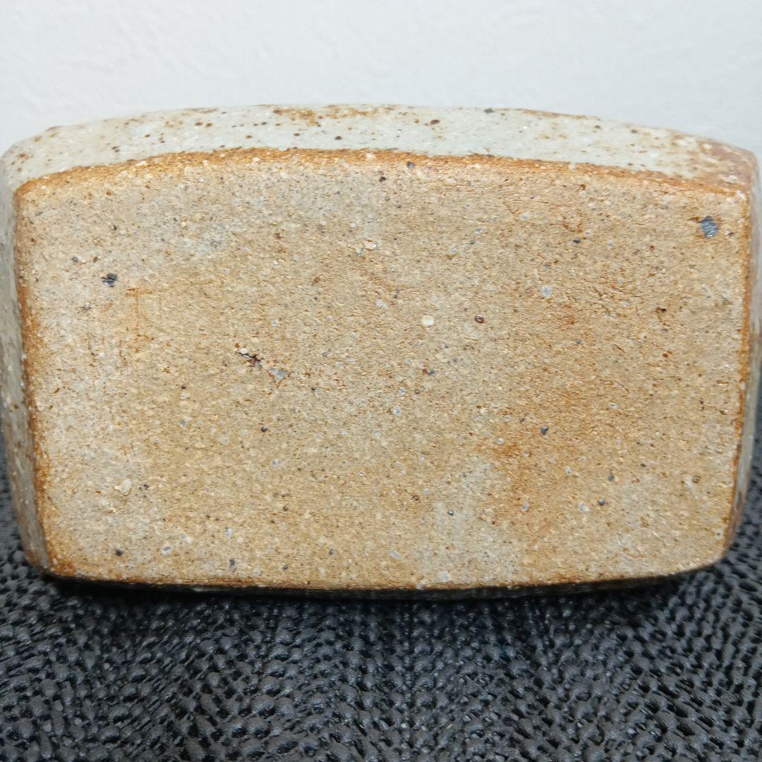 民藝スタイル 花瓶 花器 陶器 四角花瓶