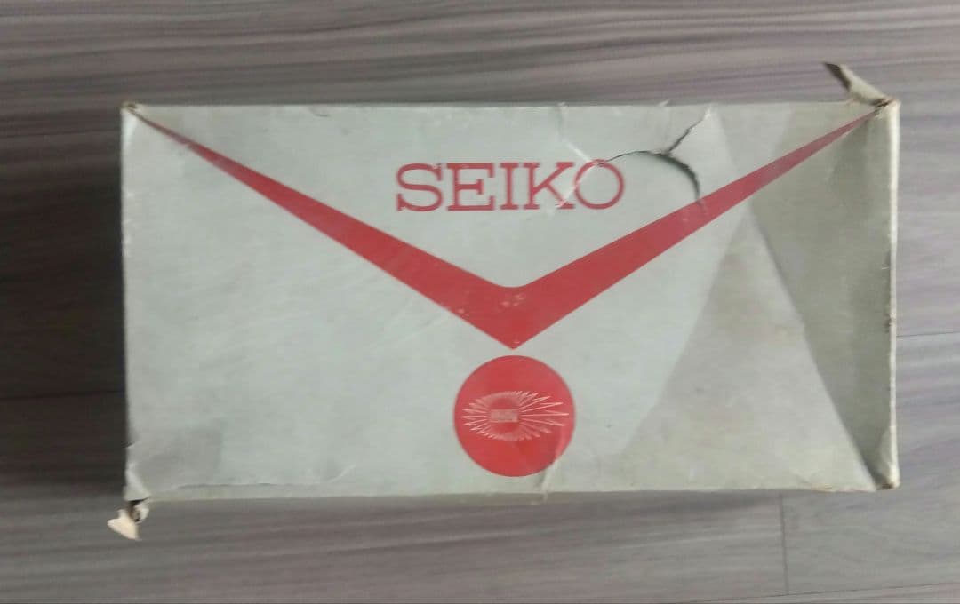 SEIKO 置時計 ゴールド 未使用 日本製　ヴィンテージ　結婚記念品　名前入り