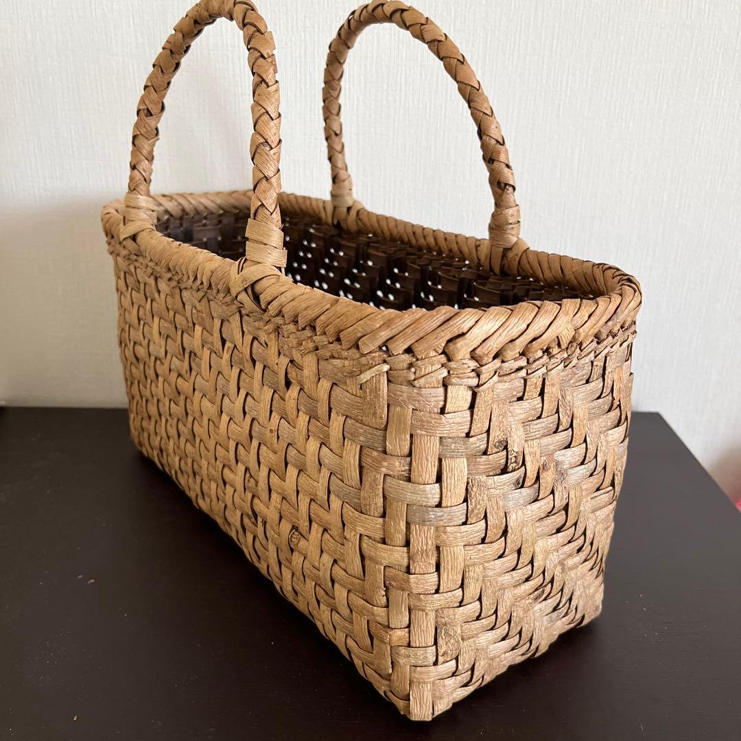 胡桃かごバック　国産