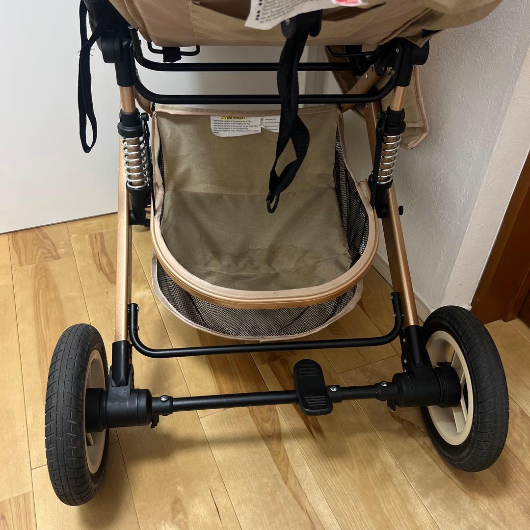 【美品】belecoo ベビーカー　ベージュ