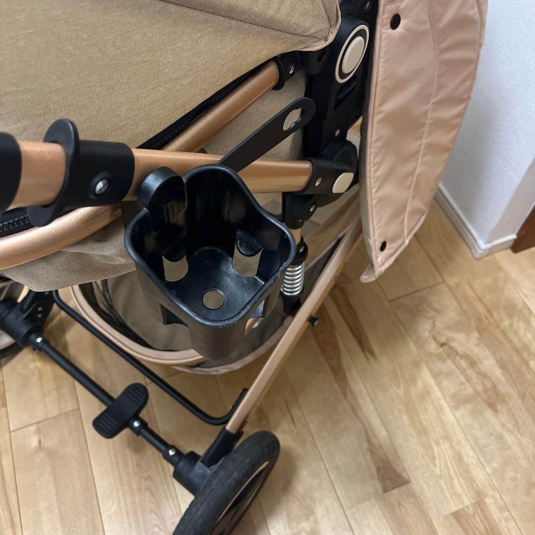 【美品】belecoo ベビーカー　ベージュ
