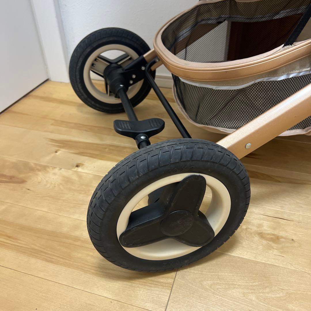 【美品】belecoo ベビーカー　ベージュ