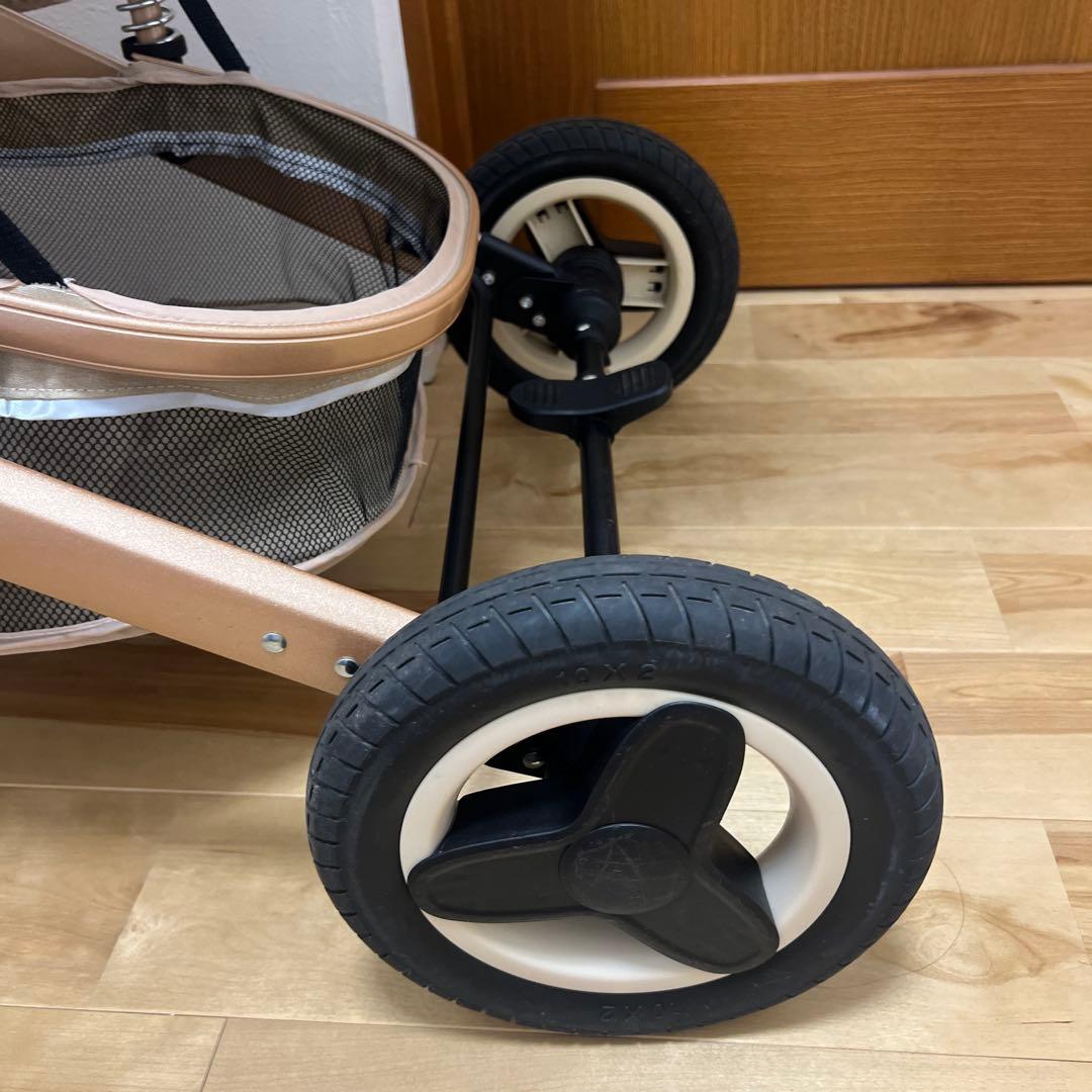 【美品】belecoo ベビーカー　ベージュ