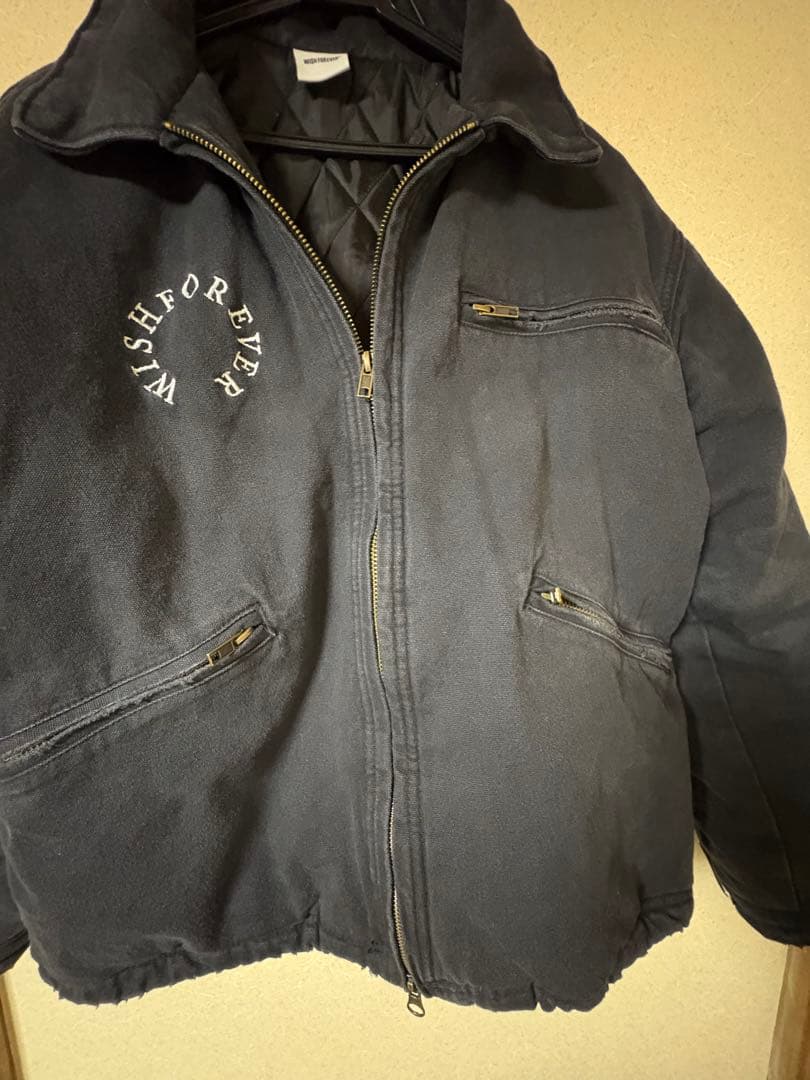 WISH FOR EVER/ドローコードビンテージライクショートダックジャケット