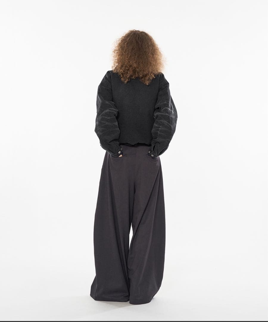 WISH FOR EVER/ドローコードビンテージライクショートダックジャケット