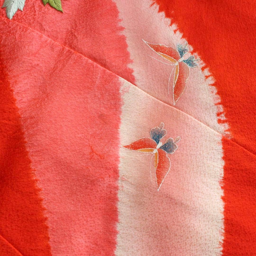 七五三 3歳 女の子 子供 正絹 着物 総絞り 被布 セット