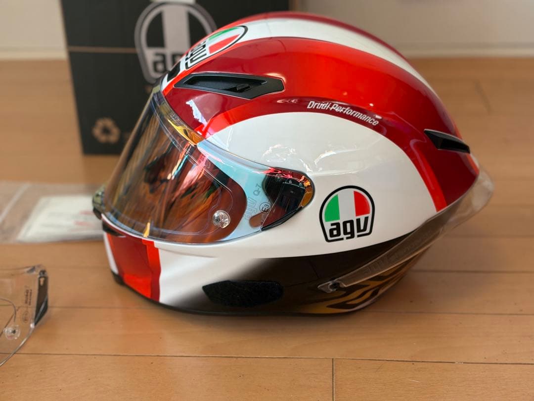 AGV コルサR シモンチェリ　アジアンフィットXL中古品　CORSA R