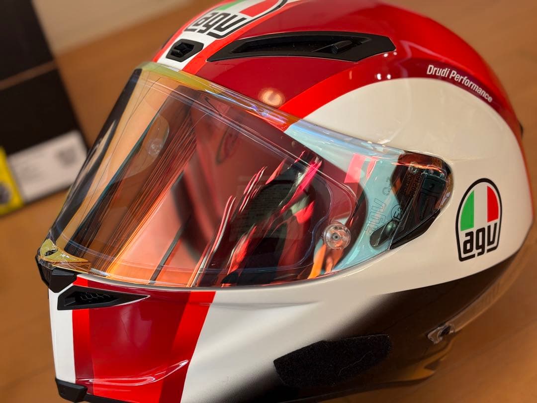 AGV コルサR シモンチェリ　アジアンフィットXL中古品　CORSA R