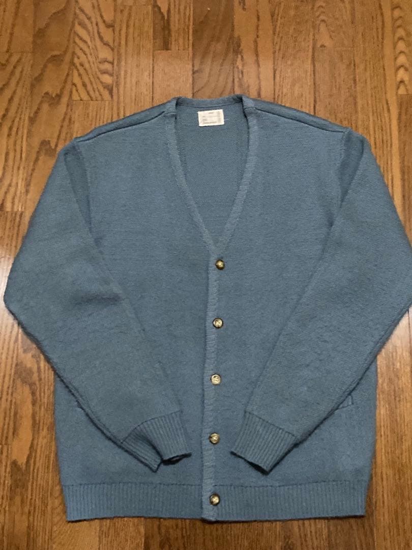 PABLO VINCI モヘアカーディガン　ブルーグレー　Mサイズ