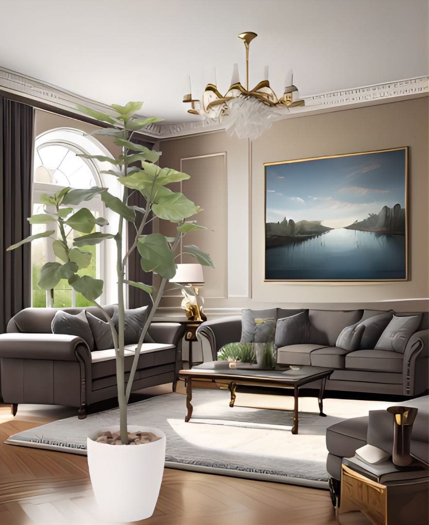 光触媒　人工観葉植物　ウォールグリーン　フェイクグリーン　ウンベラータ1.51.