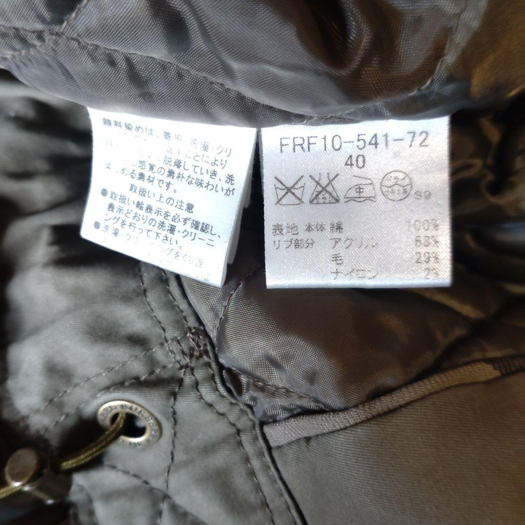Burberry 　ブルレ　フード付きミリタリージャケット カーキ