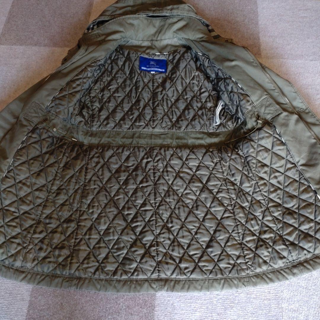 Burberry 　ブルレ　フード付きミリタリージャケット カーキ
