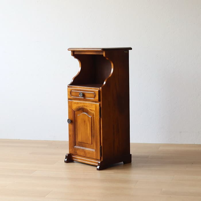 カリモク 電話台 花台 コロニアル レトロ ヴィンテージ ラック