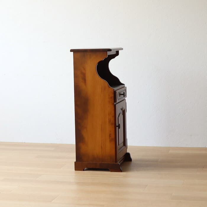 カリモク 電話台 花台 コロニアル レトロ ヴィンテージ ラック