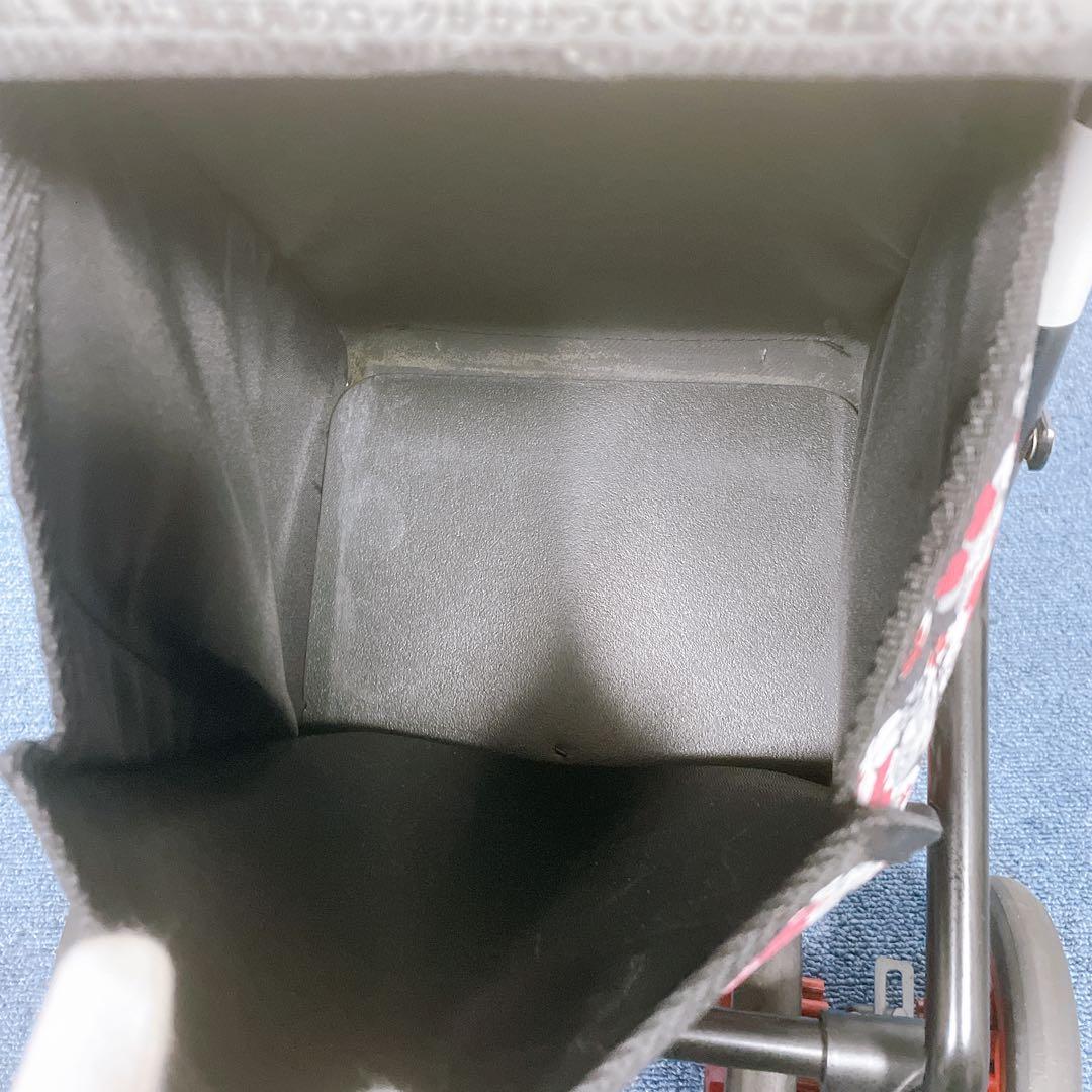 【美品】島製作所 シルバーカー モート 軽量3.7kg 花柄 座面付 説明書付