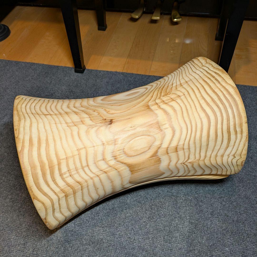 モミ　天然木　丸太　椅子　スツール　高さ約40㎝