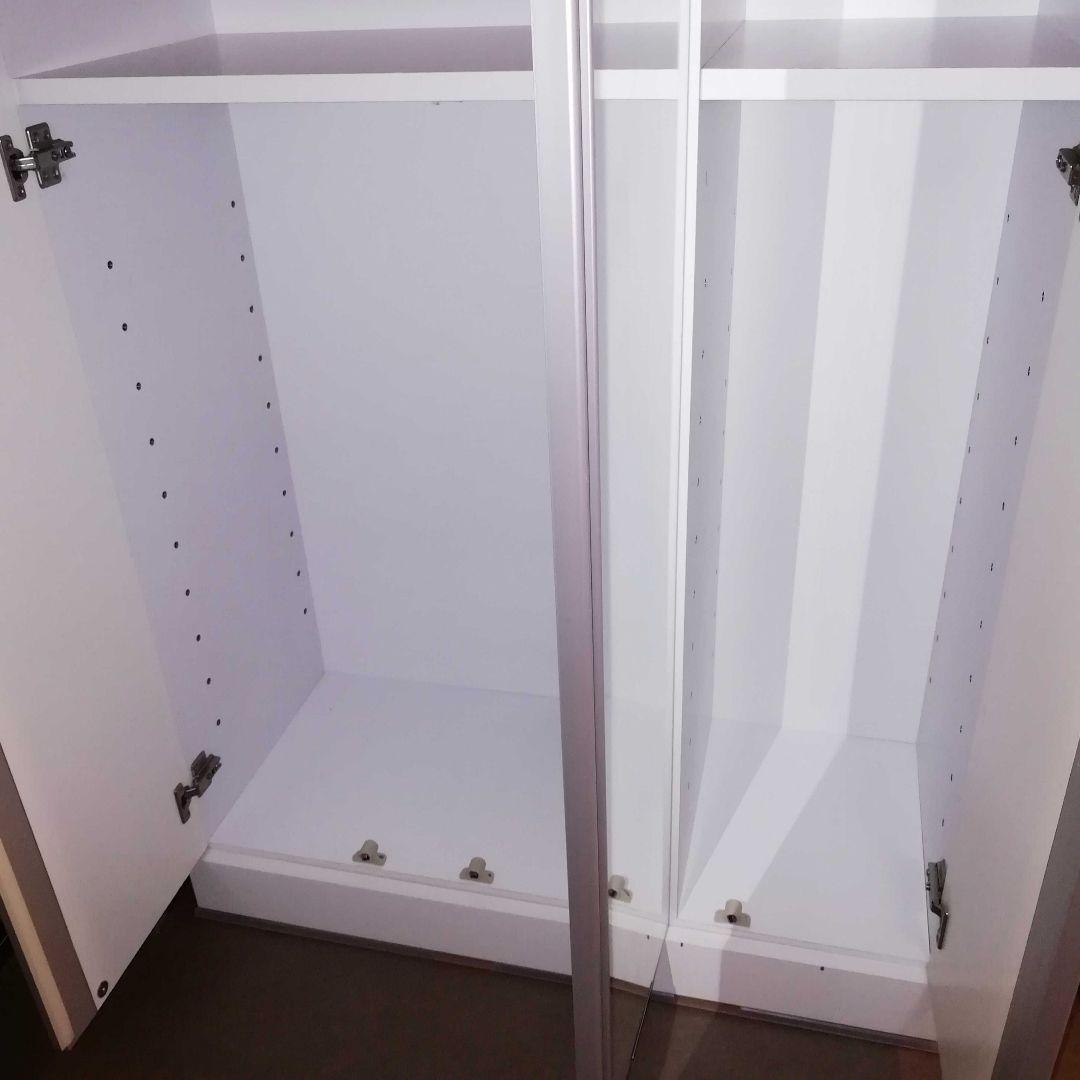 【完成品】シューズボックス ハイタイプ Duo85 日本製 ミラー付き 中古品