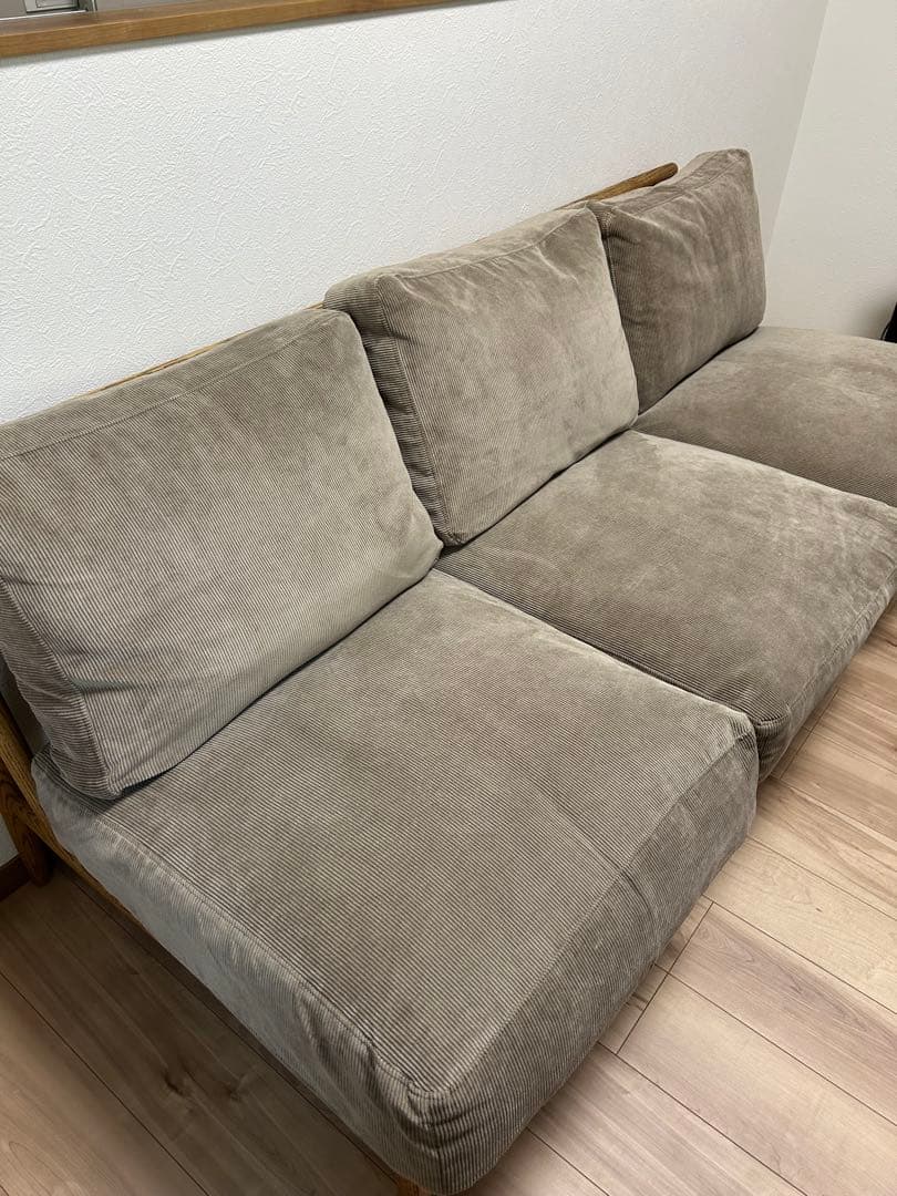 momonatural CLOUD SOFA 3P／ソファーカバー付き