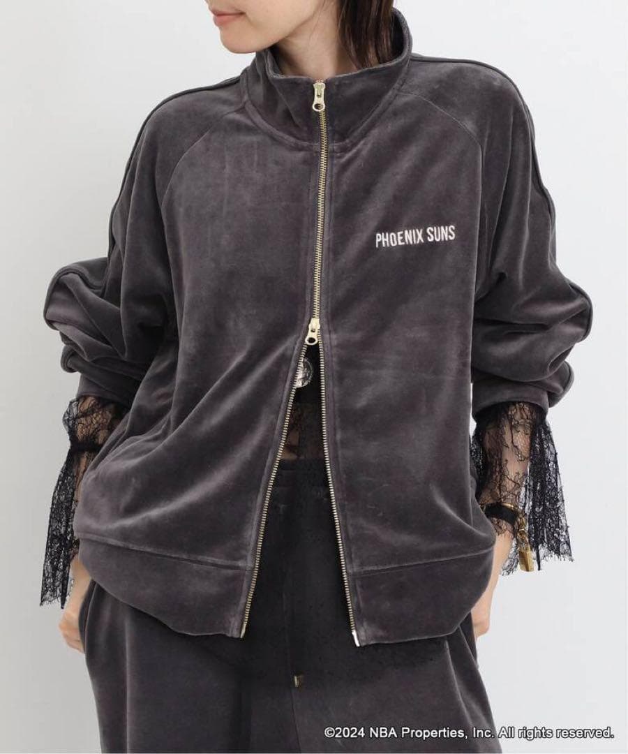 新品 アパルトモン オフ ザ コート by NBA ベロア ジャージーブルゾン