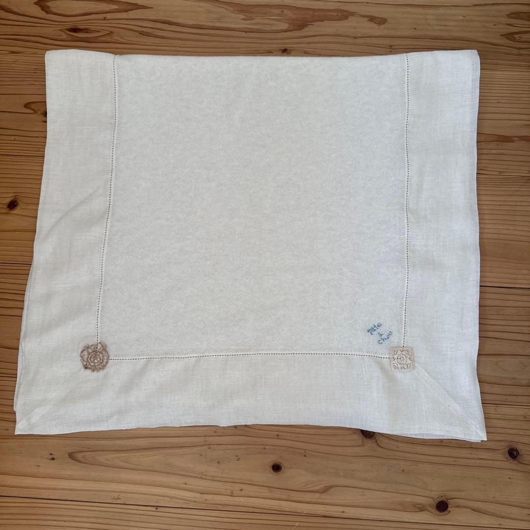 Pate a Chou パトアシュ　アイボリー カシミヤストール