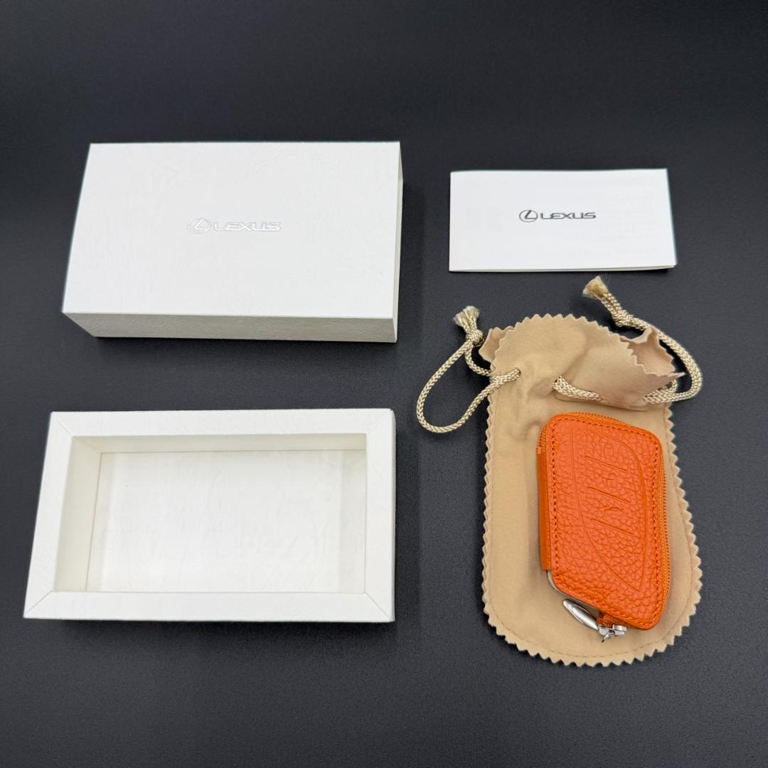 新品 LEXUS　レクサス　純正　スマートキーケース（シュリンク調）オレンジ