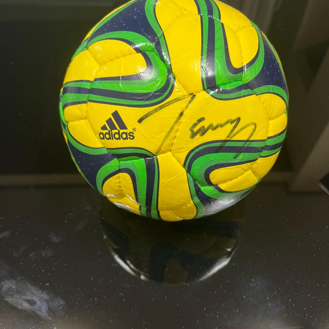 サッカー元日本代表　宮本恒靖　サイン入りボール