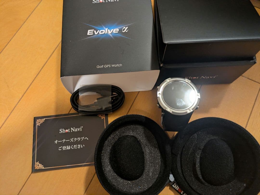 ショットナビ Evolve α ゴルフGPSウォッチ