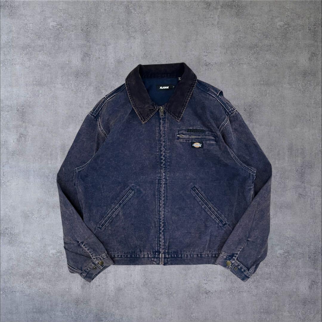 【c5】XLARGE × Dickies コラボ ダックデトロイトジャケット