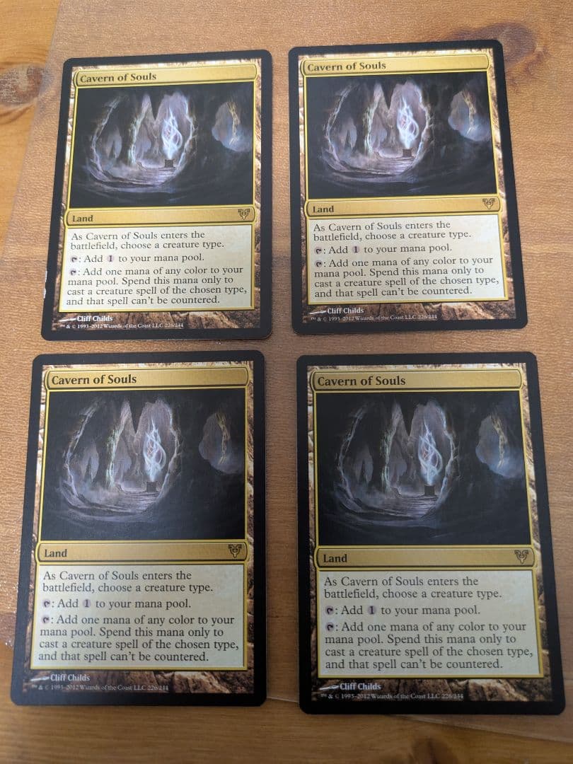 魂の洞窟　英語4枚セット