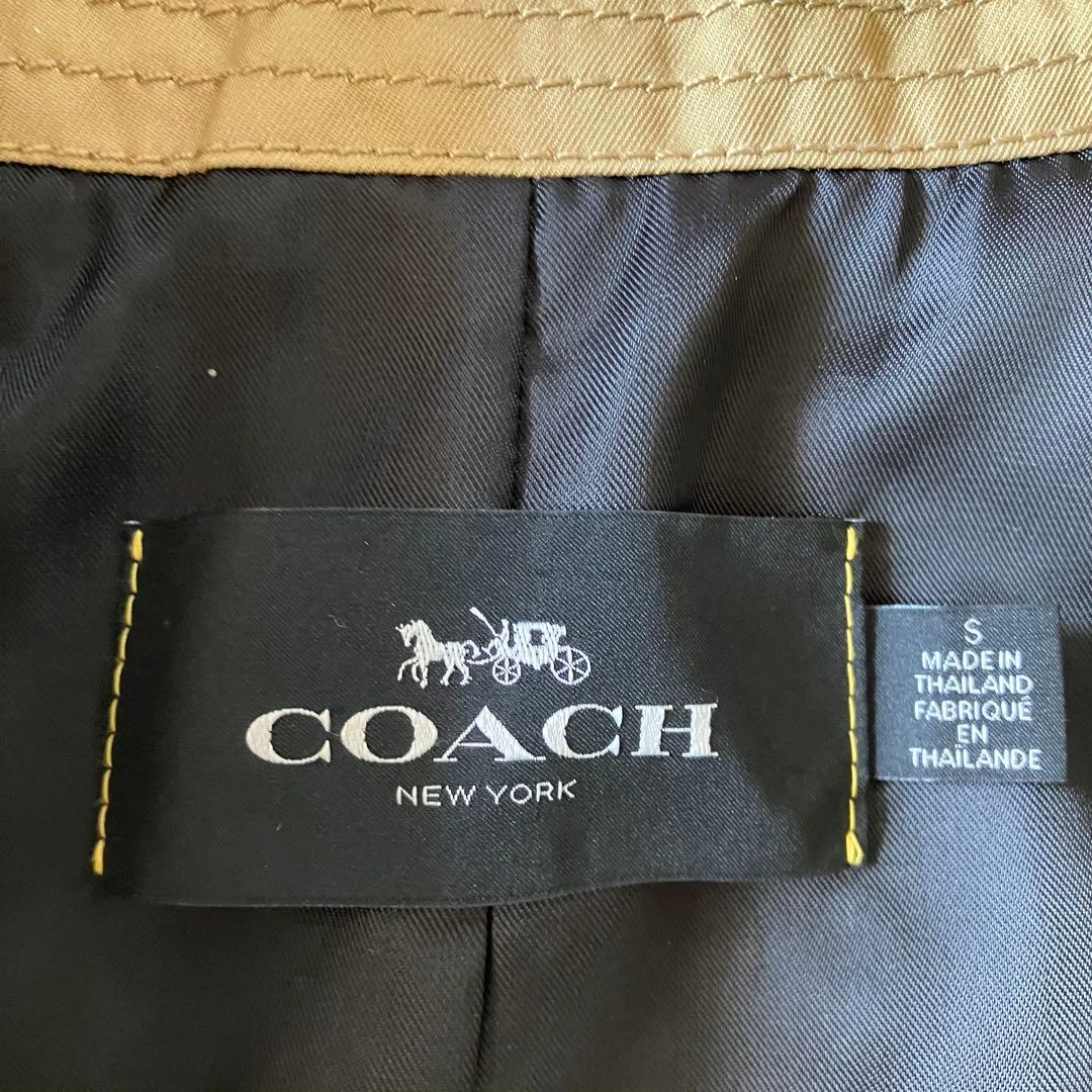 2K COACH コーチ トレンチコート ロングコート ベージュ メンズS