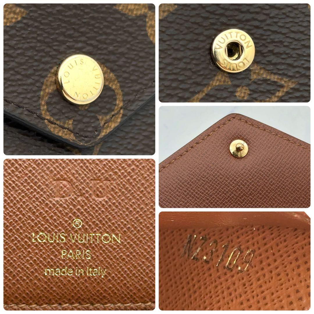 【新品級】ルイヴィトン モノグラム ポルトフォイユ ヴィクトリーヌ 三つ折り財布