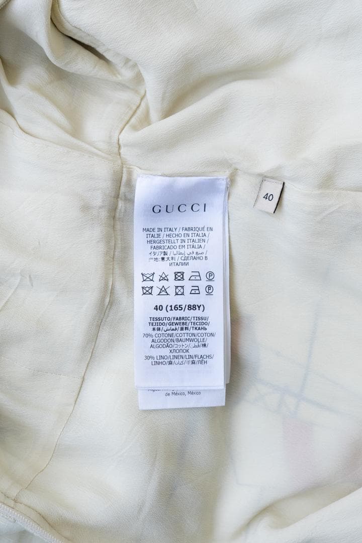 GUCCI グッチ ヨット柄 プリーツ ワンピース