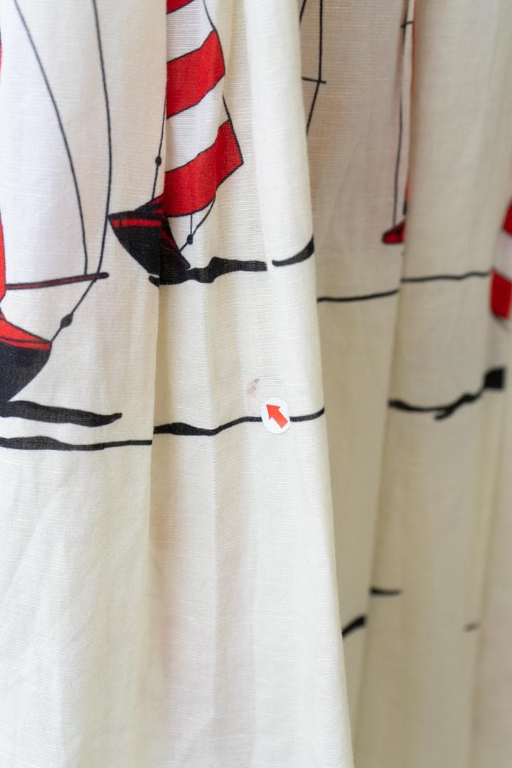 GUCCI グッチ ヨット柄 プリーツ ワンピース