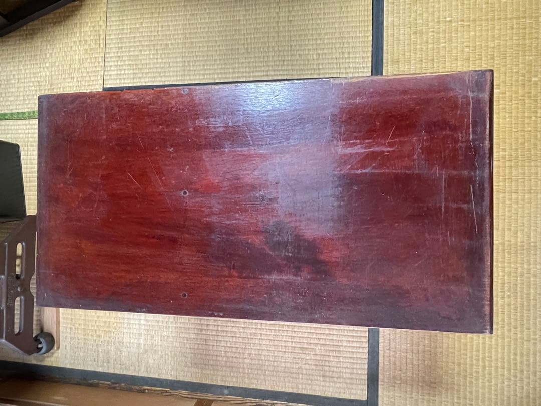 小型木製キャビネット 昭和レトロ引き出し付き