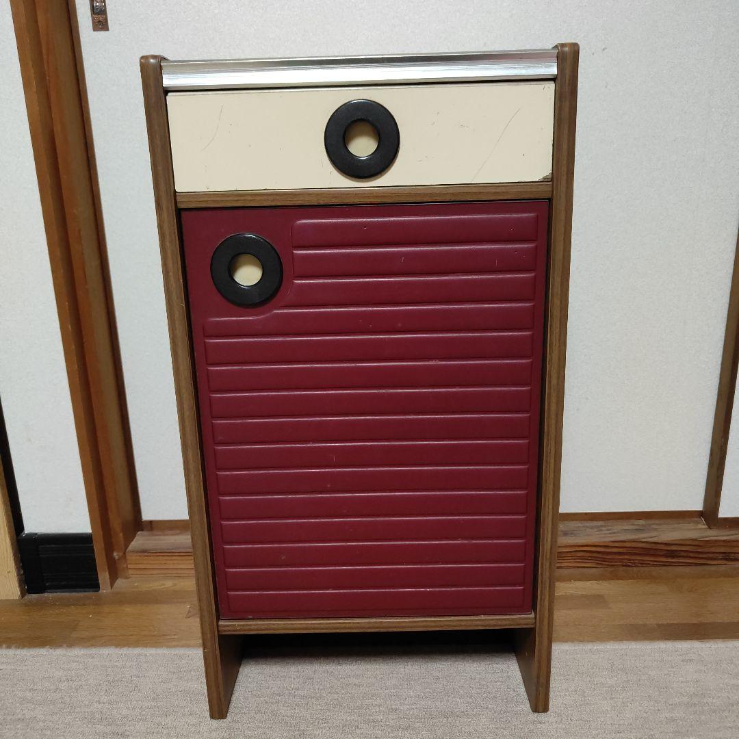 昭和レトロ☆ヴィンテージ レトロポップ 電話台 キャビネット サイドラック