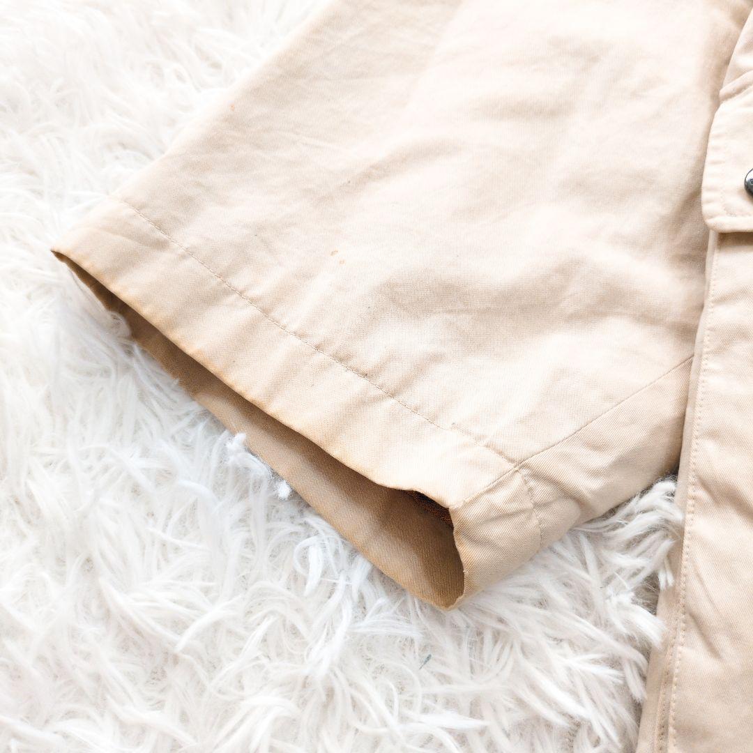 バーバリーロンドン　ステンカラーコート　裏地キルト　ベージュ　チェック柄6183