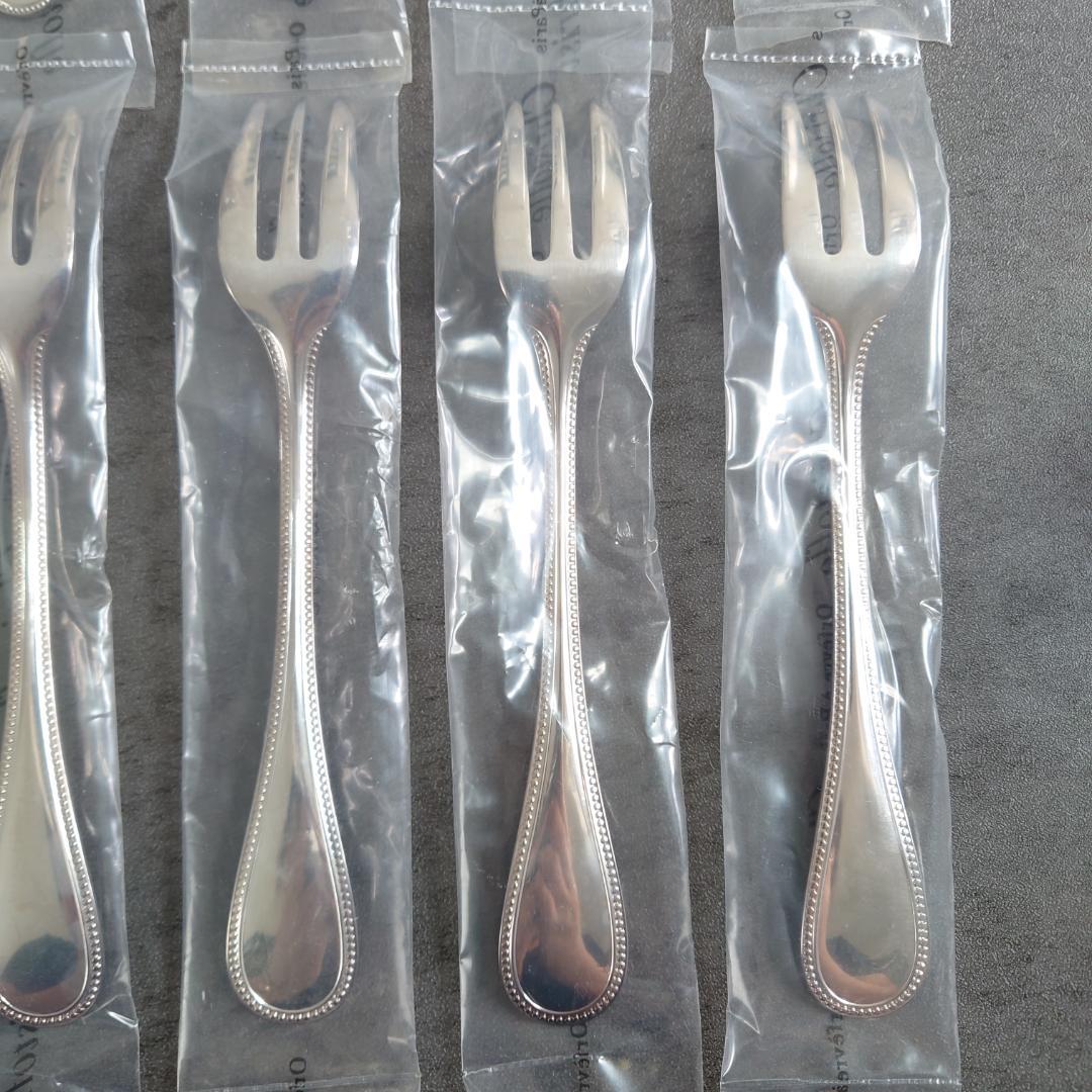 クリストフル パール ケーキフォーク コーヒースプーン 未開封 12点 箱付き