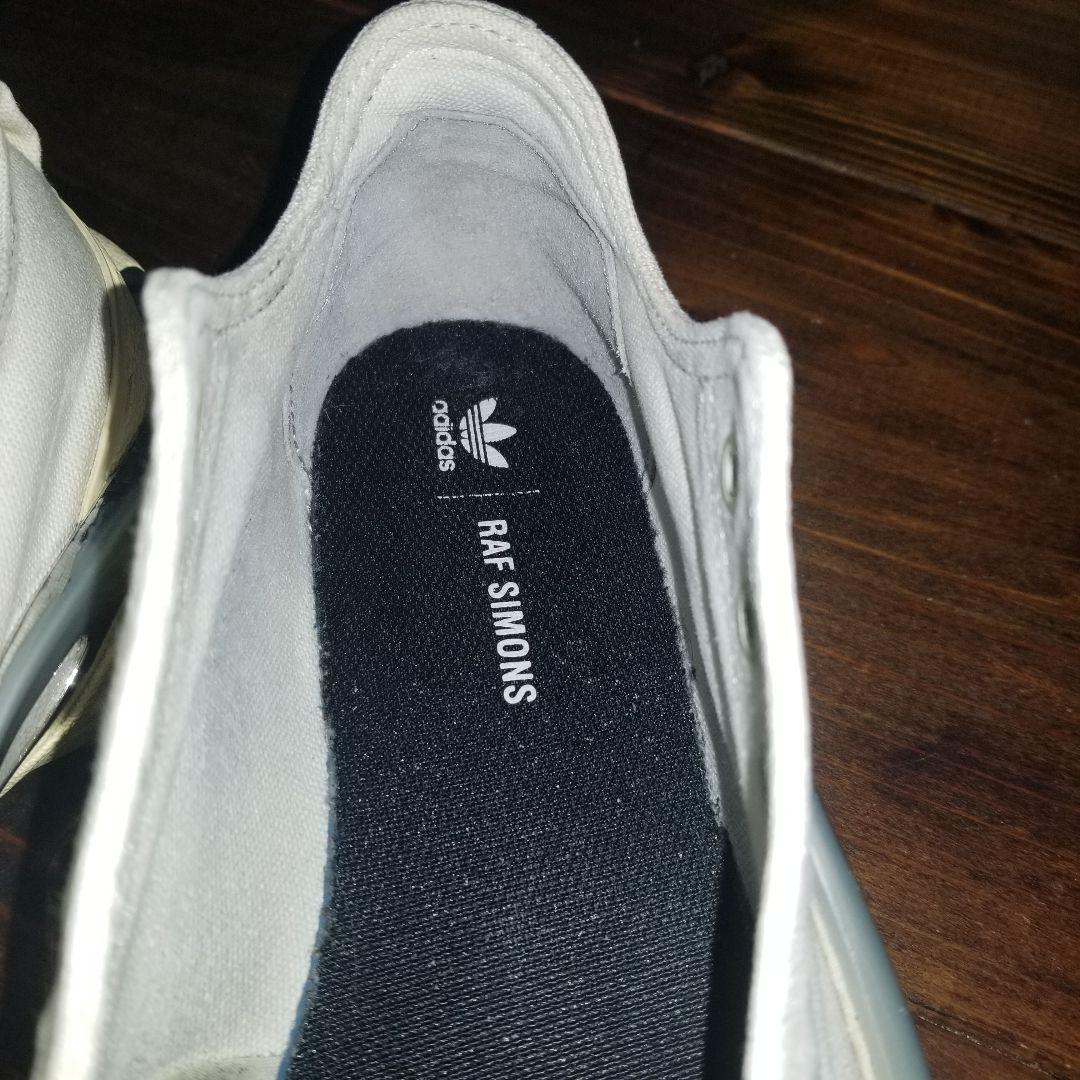美品　アディダス デトロイト ランナー ラフ シモンズ　アイボリー　25.0