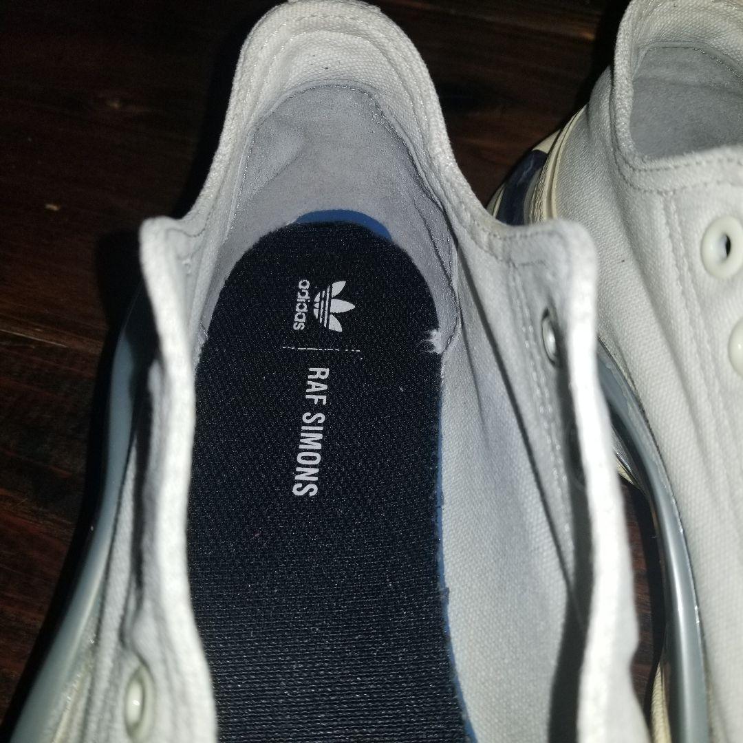 美品　アディダス デトロイト ランナー ラフ シモンズ　アイボリー　25.0