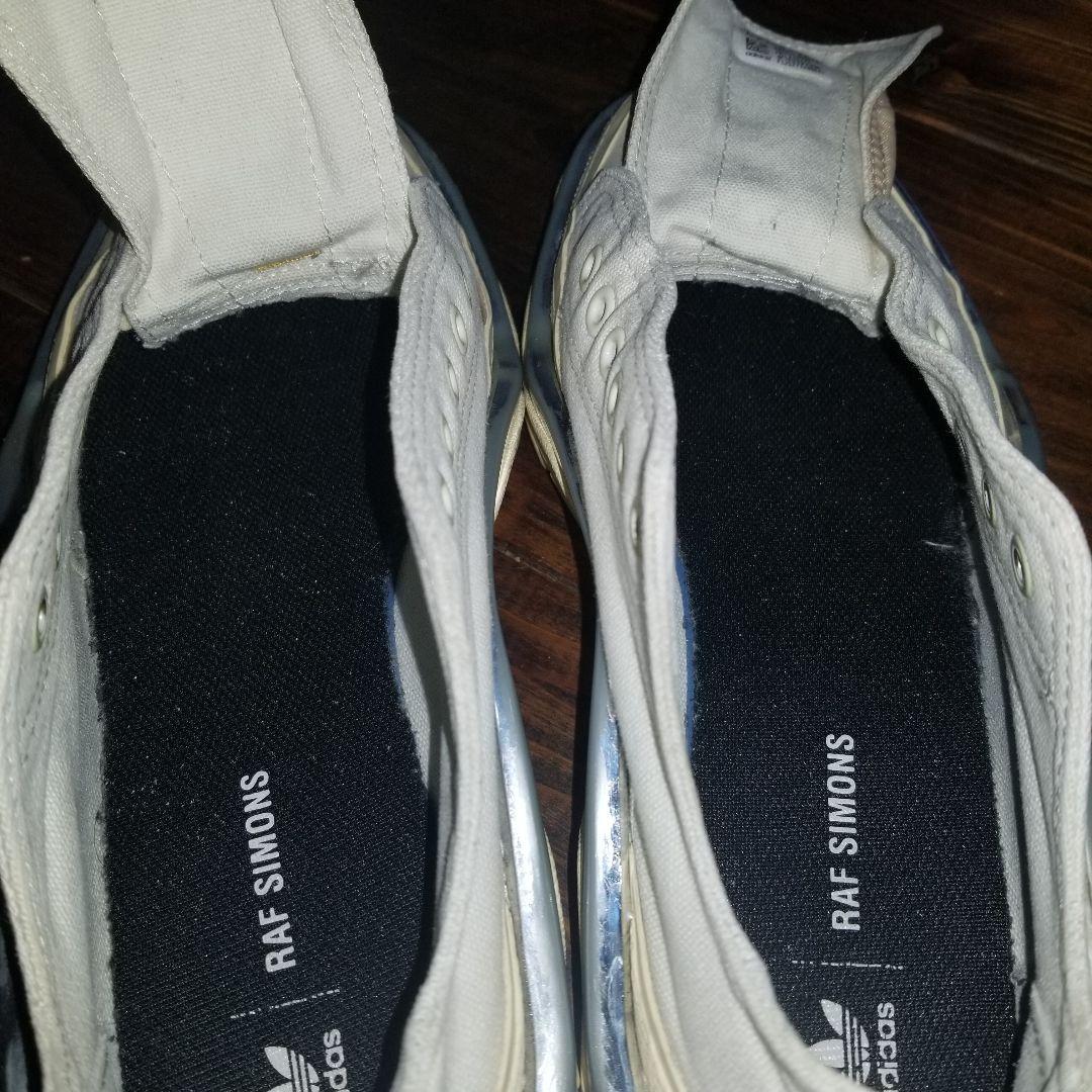 美品　アディダス デトロイト ランナー ラフ シモンズ　アイボリー　25.0