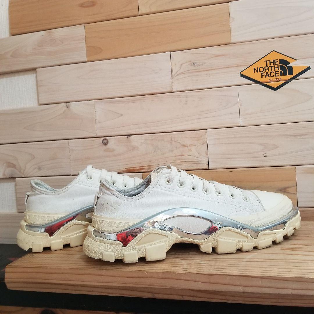 美品　アディダス デトロイト ランナー ラフ シモンズ　アイボリー　25.0