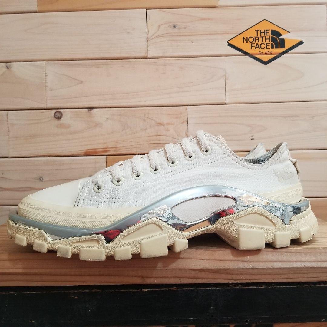 美品　アディダス デトロイト ランナー ラフ シモンズ　アイボリー　25.0