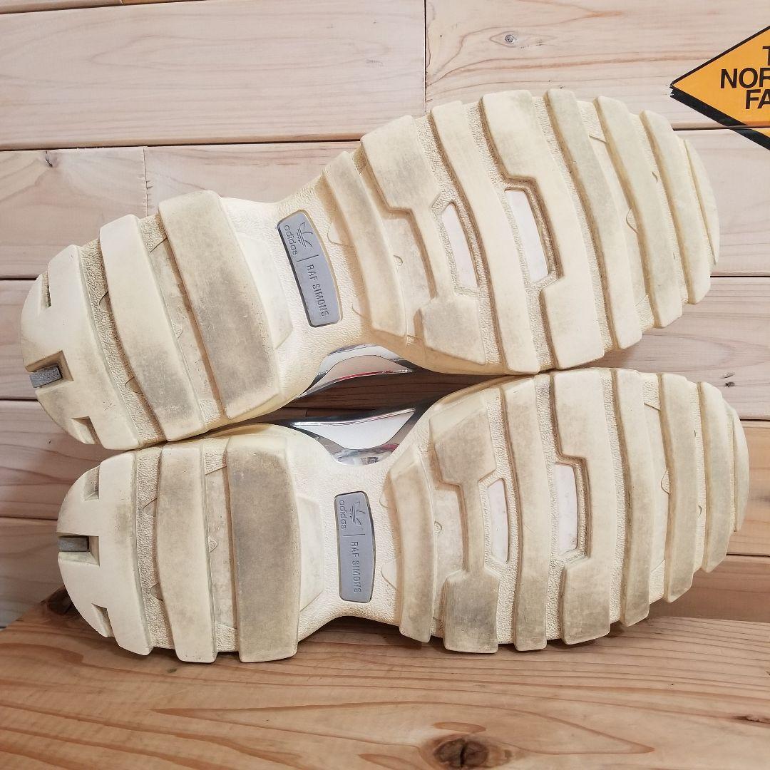 美品　アディダス デトロイト ランナー ラフ シモンズ　アイボリー　25.0