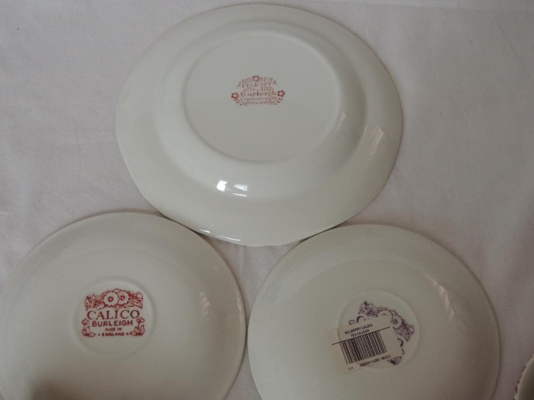 バーレイ　レッドキャリコ、マルベリーキャリコセット