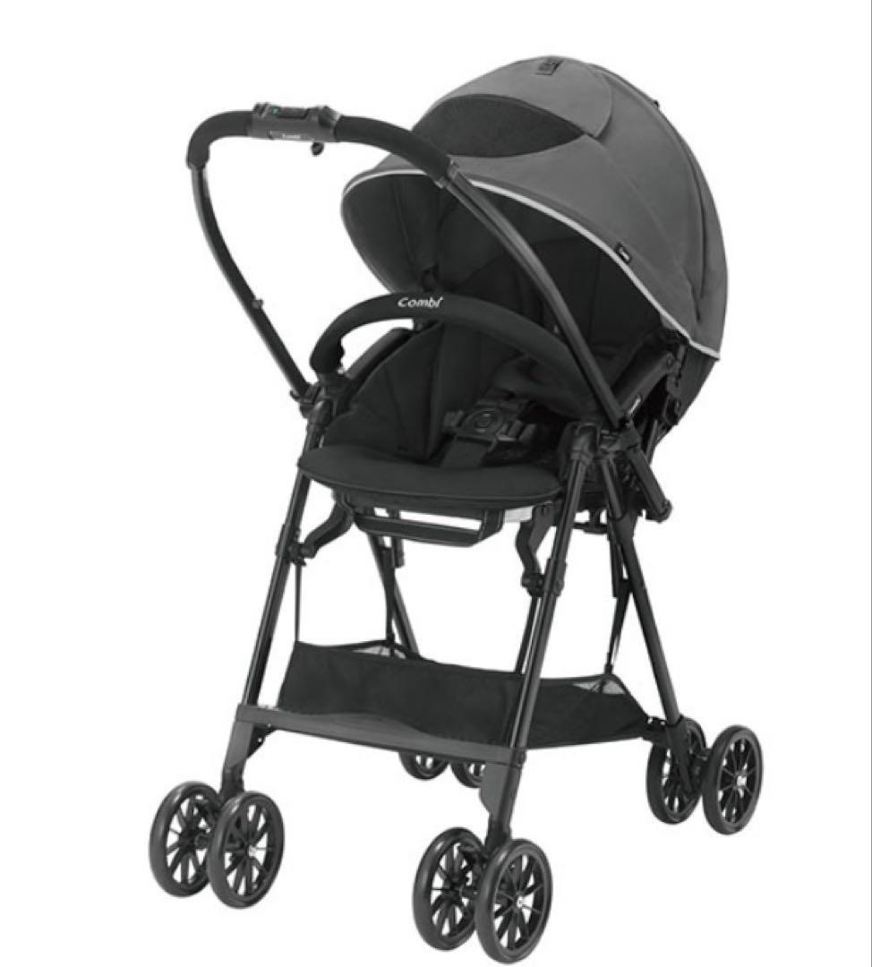 美品　コンビ スゴカル　 エッグショック AM メッシュグレー　ベビーカー　A型