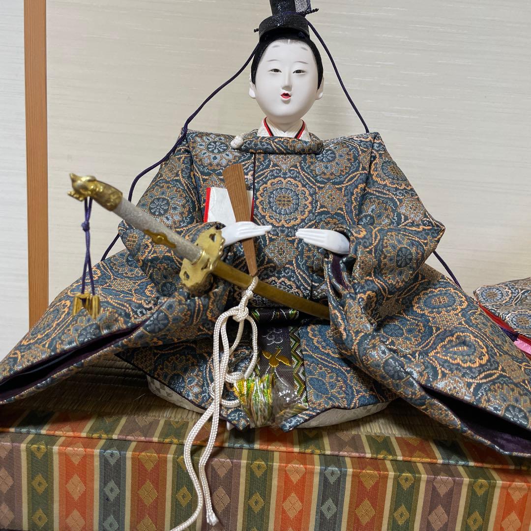 秀月　お雛様　内裏雛飾りセット