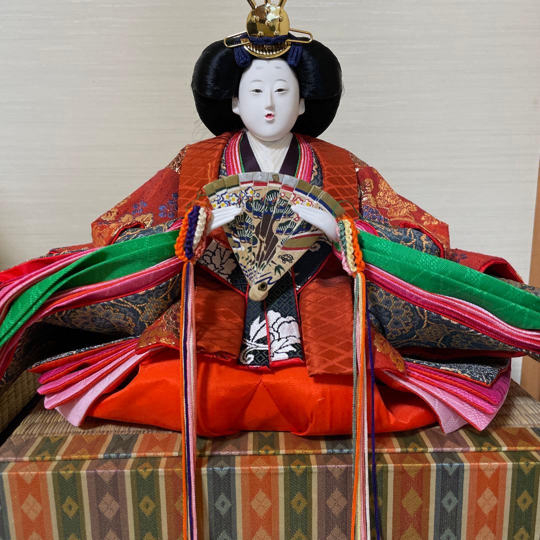 秀月　お雛様　内裏雛飾りセット